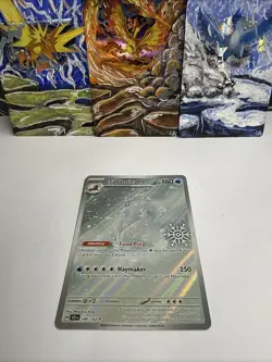 Pokemon TCG Crabominable Card 149/142 Illustration Rare Snowflake Stamped - Image 1