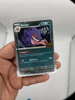 Pokemon Gengar 057/091 Cosmos Holo Trick or Trade Gem Mint Condition - Image 2
