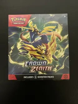 Pokemon TCG: Crown Zenith Booster Bundle 6 Pack New Factory Sealed 1st Print OG 820650858963 - Image 1