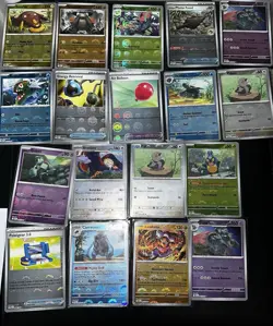 Pokemon Black Bolt/White Flare Poke Ball Holo Lot Of 18 Near Mint - Image 1