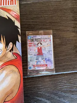 One Piece Monkey D Luffy US Voyage College Basketball Promo Card ILLINOIS SEALED - Image 1