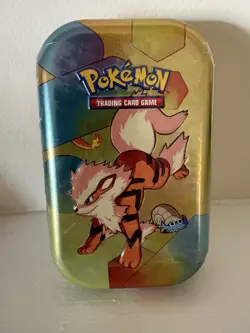 Pokemon Scarlet & Violet 151 Mini Tin Arcanine Omanyte Trading Card Game 2023 - Image 1