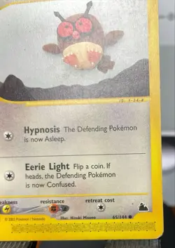 Hoothoot 65/144 Common Skyridge Non Holo Pokemon Card LP/MP - Image 5