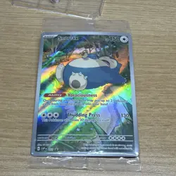Pokemon Snorlax SVP049 Holo Promo Card SV Black Star Promos TCG English - Image 1