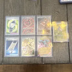 Pokemon TCG Holo Lot - 7 Cards, Salamence GX, Counter Gain, Night Stretcher - Image 1