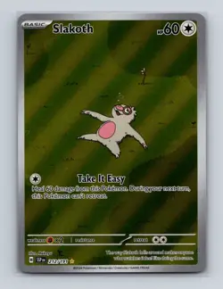 Slakoth 212 2024 Pokemon Surging Sparks Illustration Rare Card NM+ - Image 1