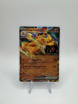 Pokemon TCG Charizard EX 6/165 Double Rare Holo Card 2023 EX/NM - Image 1