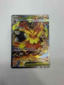 Pokemon Card Mega Emboar ex 273/217 Mega Evolution Ascended Heroes SIR Alt Art - Image 1