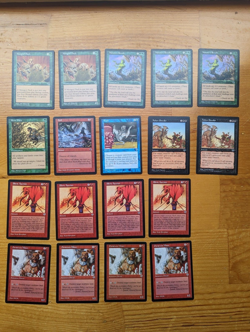 MTG Mirage/Tempest Lot of 18 cards, see description for list and cond. - Image 1