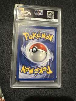 Pokemon TCG Misty 18/132 Gym Heroes Holo Card 1st Edition SWIRL PSA 8 - Image 4