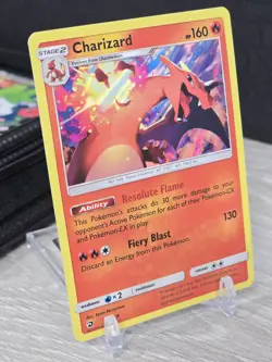 Pokemon Card TCG Charizard 3/70 Dragon Majesty Sun & Moon 2018 Holo Rare - Image 1
