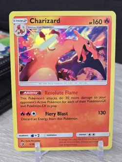 Pokemon Card TCG Charizard 3/70 Dragon Majesty Sun & Moon 2018 Holo Rare - Image 3