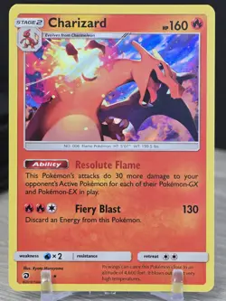 Pokemon Card TCG Charizard 3/70 Dragon Majesty Sun & Moon 2018 Holo Rare - Image 5