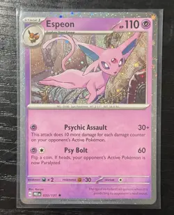 Pokemon Prismatic Evolutions Cosmo Holo Promo Cards (8 Cards Total) - Image 5