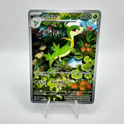 Pokemon Servine 088/086 Black Bolt Illustration Rare IR Holo TCG English Card - Image 1