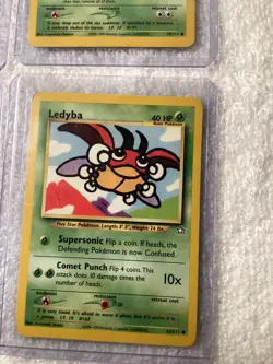1995/2000 Pokemon Lot 4 Cards Sunkern/ledyba/Dark Mike/(G2) - Image 5
