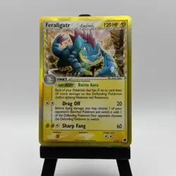 Pokemon TCG Feraligatr Delta Species Dragon Frontiers Reverse Holo Card 2/101 NM - Image 1