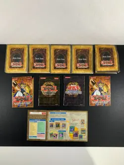 Yu-Gi-Oh! rule books and card mats collection vintage 1996 - Image 1