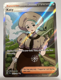 Katy 237/198 Scarlet & Violet Full Art Ultra Rare Holo Pokemon Card - Image 1