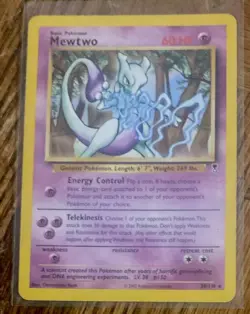 2002 POKEMON LEGENDARY COLLECTION MEWTWO CARD 29/110 BASIC 60 HP - Image 1