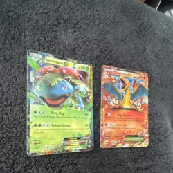 Pokemon Venusaur EX & Charizard EX XY Holo Card Lot EX Pokemon TCG English - Image 3