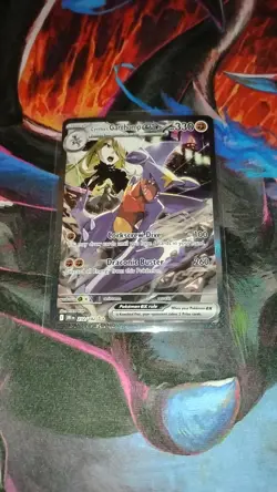 Pokemon Cynthia's Garchomp EX Full Art Holo 232/182 Fighting Card - Image 1