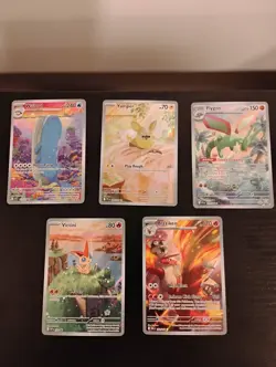 Lot Of 5 Pokemon Card Illustration Rares All Near Mint To Mint Plus Promo - Image 1