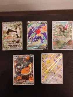 Lot Of 5 Pokemon Card Illustration Rares Varying Sets All Near Mint To Mint - Image 1