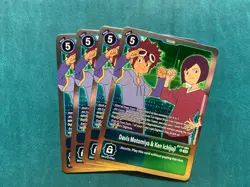 Davis Motomiya & Ken Ichijoji BT17-084 Playset Secret Crisis Digimon Card x4 - Image 1
