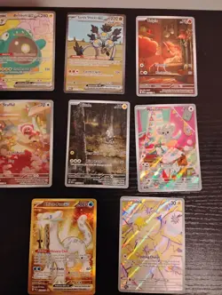 Lot 9f 8 Sr Illustration Rares Pokemon Cards All Nm To Mint Free Sip Varying Set - Image 1