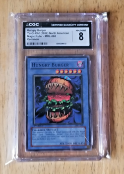 Set Of 2 Graded Yugioh Cards- Hamburger Recipe (CGC 8.5) & Hungry Burger (CGC 8) - Image 2