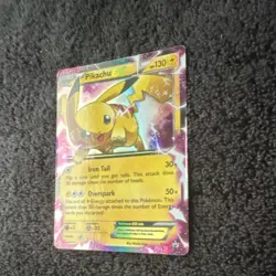 Pokemon Pikachu EX Promo Holo XY XY84 HP130 Basic Electric Card Stock - Image 2