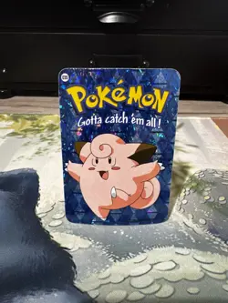 Clefairy #35 - Vintage Vending Machine Prism Sticker 2000 - Pokemon Card - Image 1