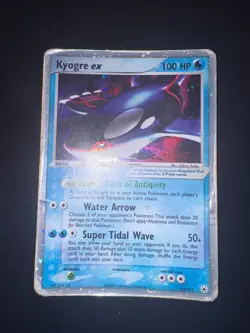 Pokemon Card Kyogre 94/101 EX Leggende Nascoste ENG Played PL - Image 1