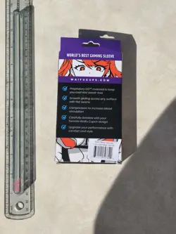 Waifu Cups XL Light Blue Anime Card Sleeves, Proprietary GG Material - Image 3