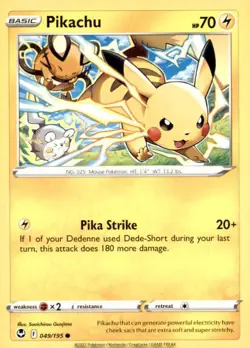 Miscellaneous Cards & Products #049/195 Pikachu - Image 1
