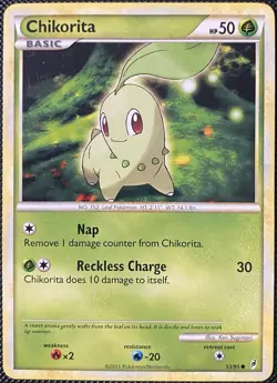 Chikorita 53/95 Call of Legends Regular - Pokemon Card - Image 1