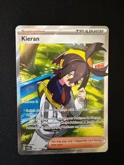 Pokemon - Kieran - 206/167 - SV Twilight Masquerade - Full Art Trainer Card - Image 1