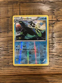 Empoleon 35/113 Reverse Holo Raw Pokemon Legendary Treasures Card - Image 1