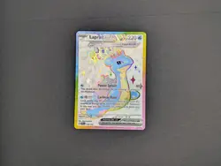 Pokemon TCG Stellar Crown Lapras EX Ultra Rare Card 158/142 - Mint - Image 1
