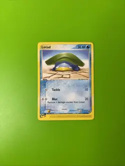 Lotad 67/100 EX Sandstorm Non-Holo Pokemon Card NM - Image 1