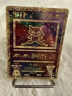 Pokemon TCG Ancient Mew Holo Promo Card Excellent Condition NM Rare Holo W Swirl - Image 3