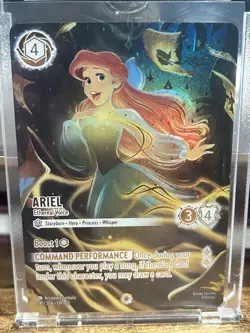 Disney Lorcana Ariel Ethereal Voice Foil Character Card 241/204 - Image 1