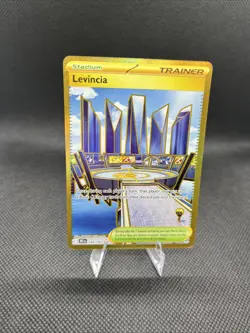 Pokemon TCG Trainer Card Levincia Stadium Gold, 244/182 - Image 1