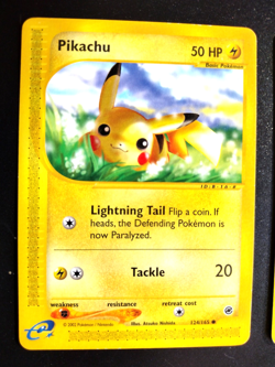 Raichu 025/165 Pikachu 124/165 Expedition WotC Set Holo Rare Pokemon E Card TCG - Image 3
