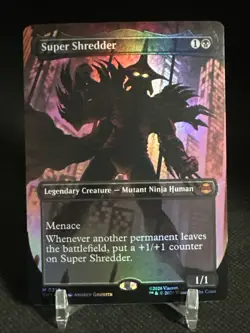 Super Shredder (Borderless) Teenage Mutant Ninja Turtles Foil - Image 1