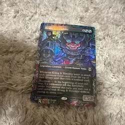 Krang & Shredder (Borderless) #201 (Foil) (NM) TMT Magic MTG - Image 1