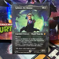 Splinter, the Mentor (Borderless) Teenage Mutant Ninja Turtles Commander - Near - Image 1