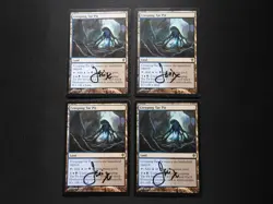 4x Creeping Tar Pit Signed MP [Worldwake] Mtg Magic Free Tracking! - Image 1