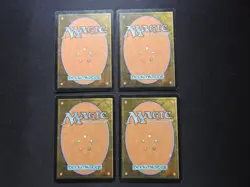 4x Creeping Tar Pit Signed MP [Worldwake] Mtg Magic Free Tracking! - Image 2